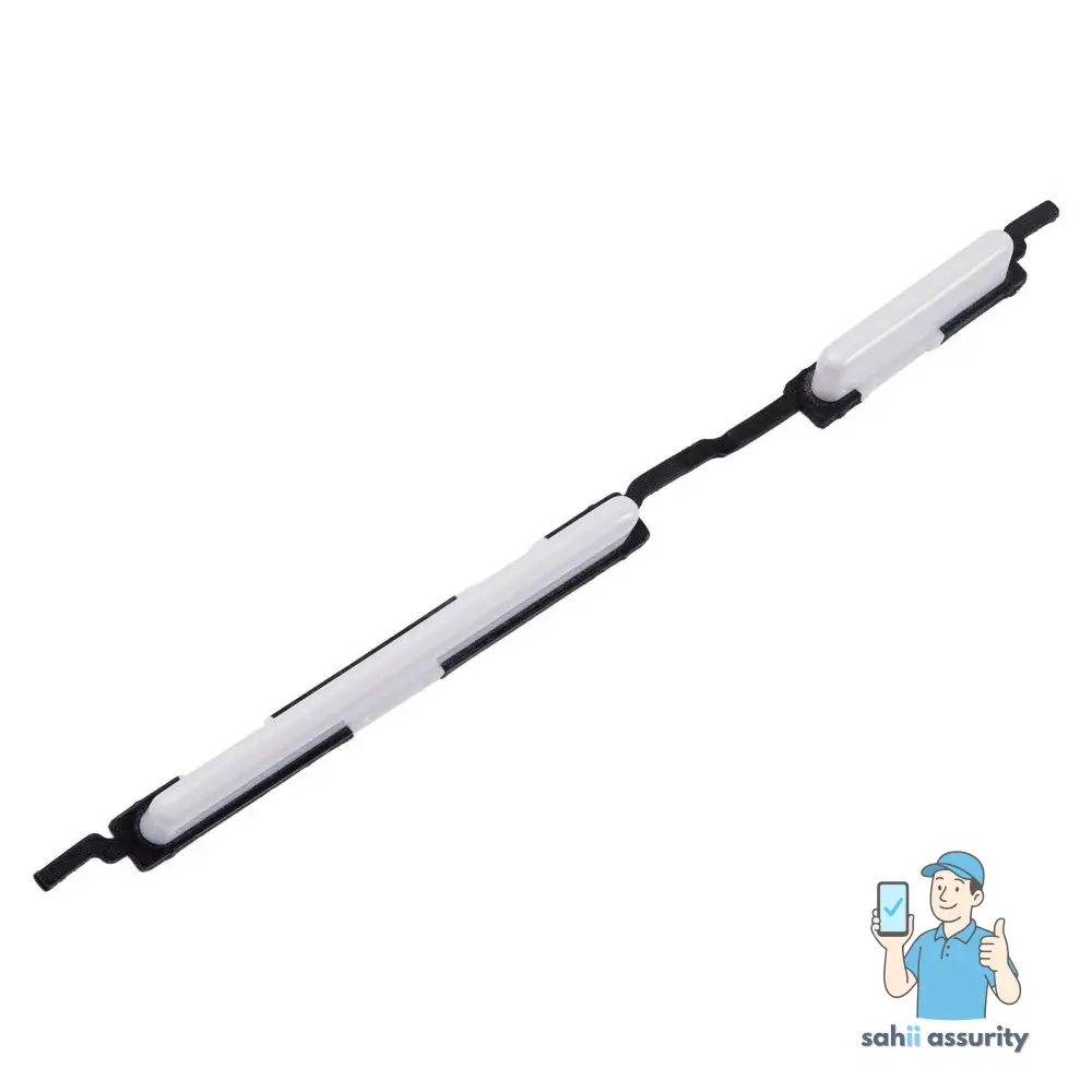 Volume Side Button Outer for Samsung Galaxy M30 White thumbnail